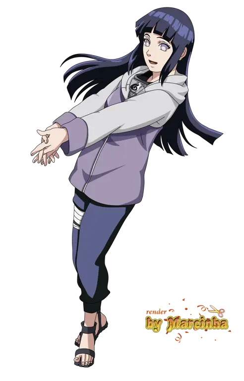 Gambar fanart Hinata Hyuga yang aman untuk dilihat