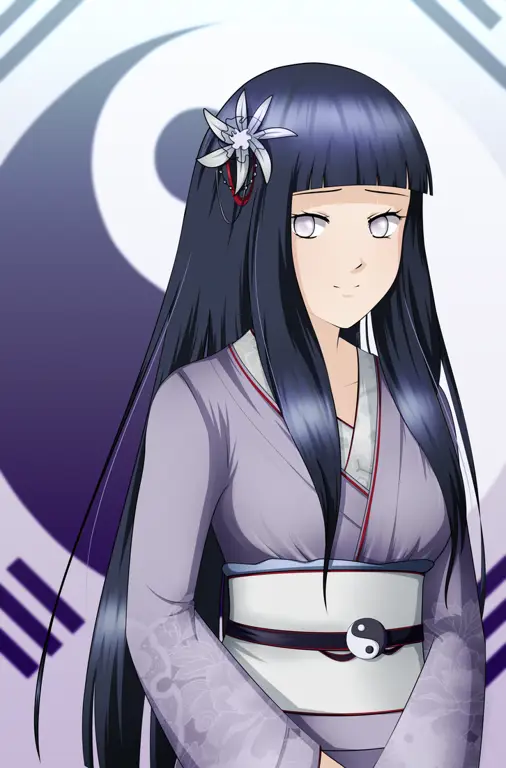 Gambar fanart Hinata Hyuga