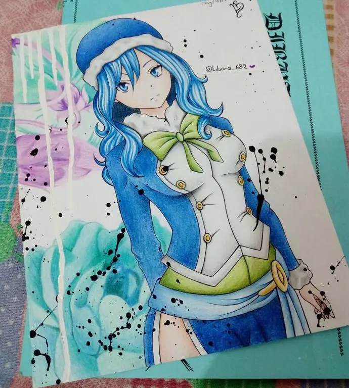 Gambar fanart Juvia Lockser yang sesuai dengan usia