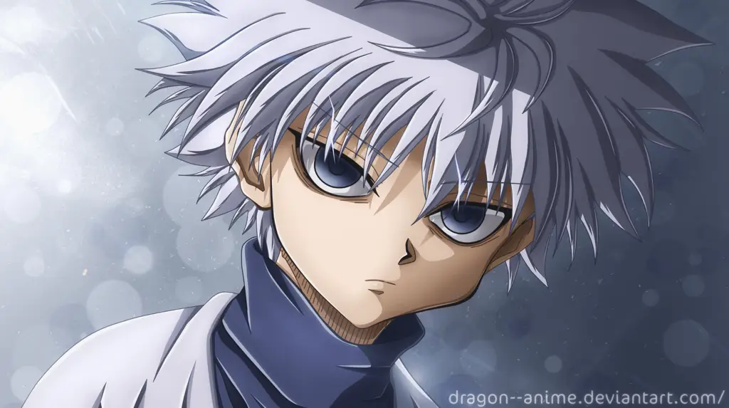 Gambar fanart Killua Zoldyck dengan detail yang menakjubkan