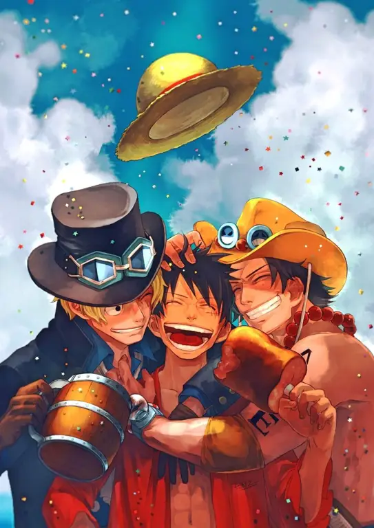 Gambar fanart Luffy