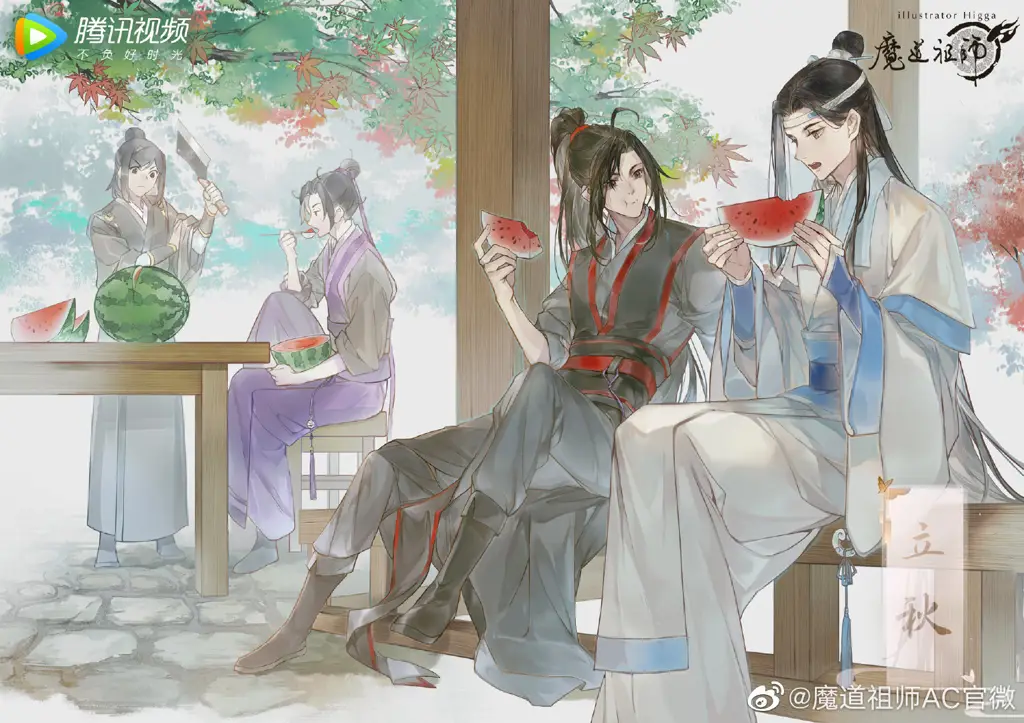 Ilustrasi fanart Grandmaster of Demonic Cultivation