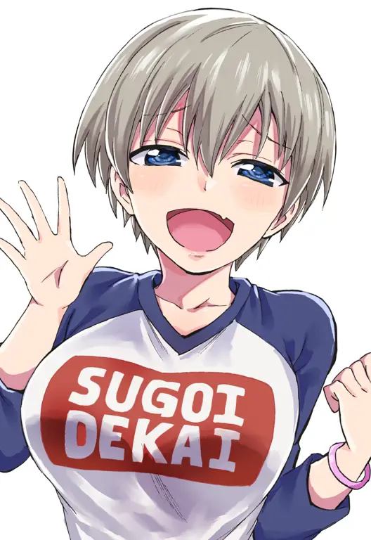 Gambar fanart Uzaki Hana dari anime Uzaki-chan wa Asobitai!