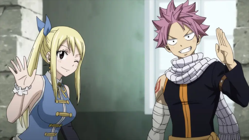 Gambar Fanart Natsu dan Lucy