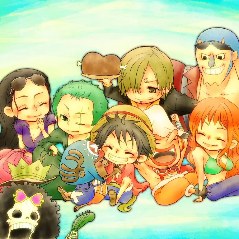 Gambar fanart One Piece dari penggemar