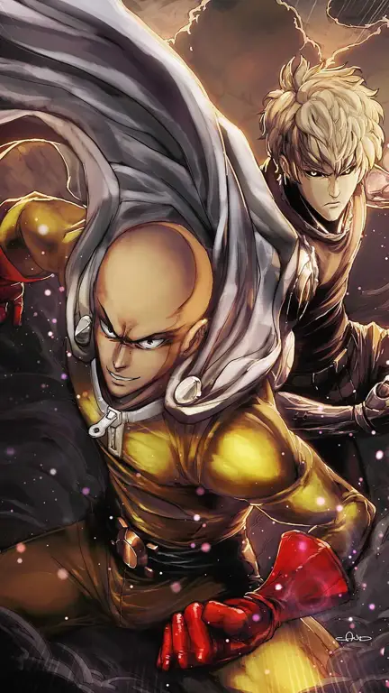 Gambar fanart One Punch Man yang aman untuk dilihat