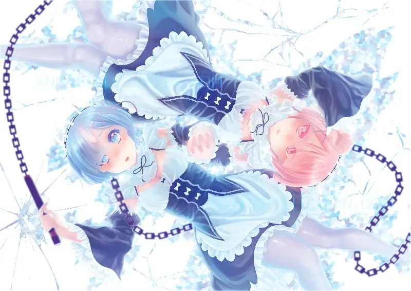 Gambar fanart Rem dan Ram