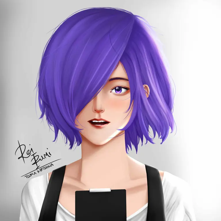 Gambar fanart Touka Kirishima