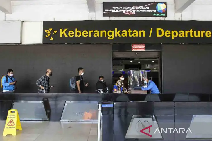 Interior terminal Bandar Udara Halim Perdanakusuma