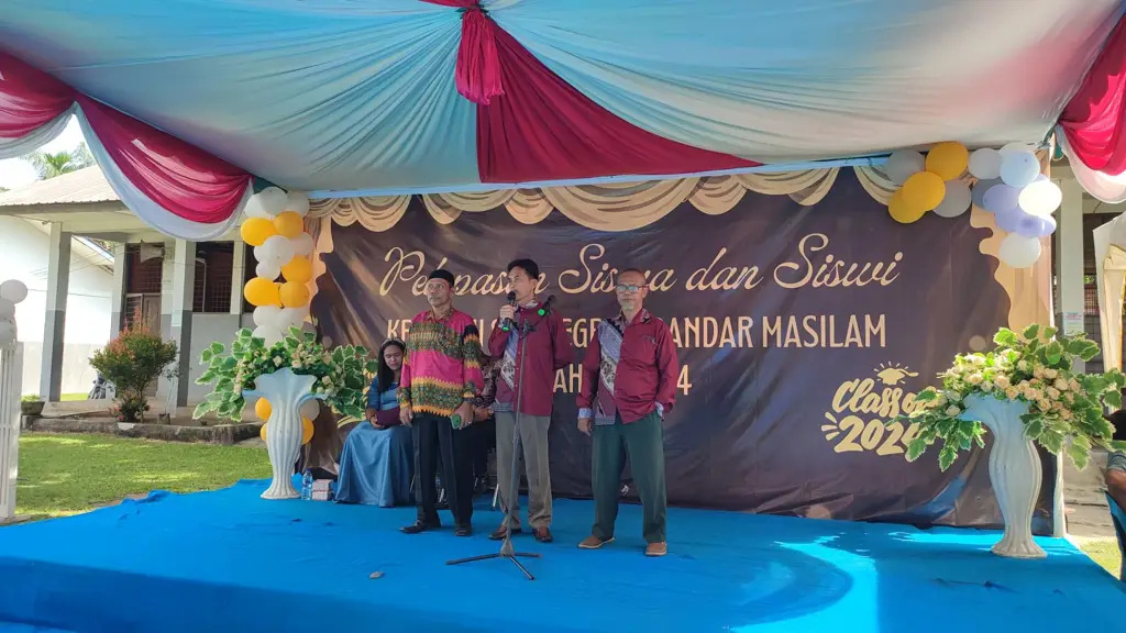 Foto gedung dan fasilitas SMK Negeri 1 Bandar Masilam