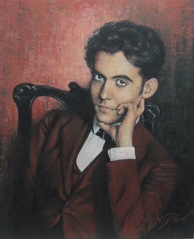 Potret Federico Garcia Lorca muda