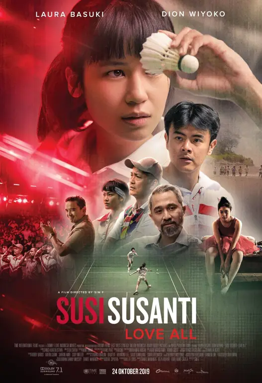 Berbagai poster film Indonesia dengan label dub indo