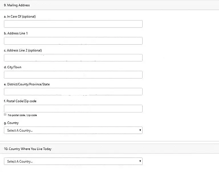 Formulir Pendaftaran Lotere Online