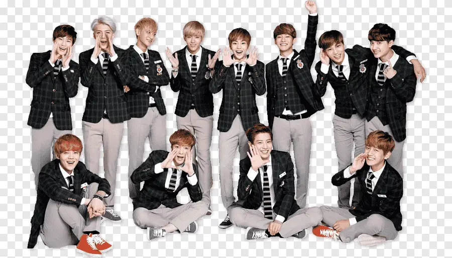 Foto grup EXO di Showtime