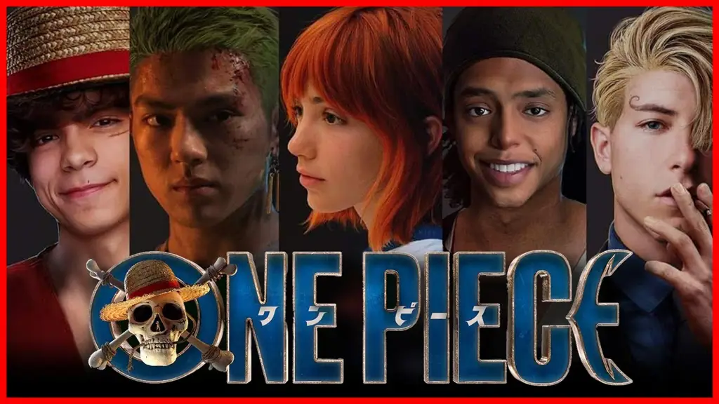 Foto kru Topi Jerami dalam serial One Piece live action Para kru bajak laut Topi Jerami dalam versi live action