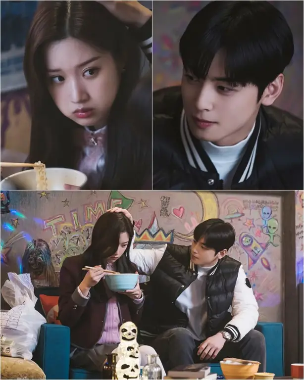 Foto Moon Ga Young dan Cha Eun Woo