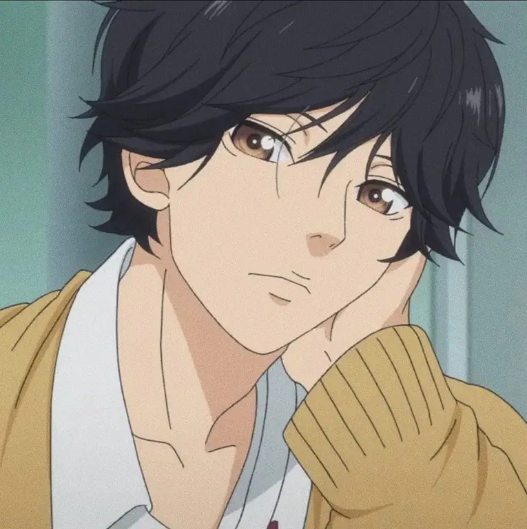 Gambar Futaba dan Kou dari Ao Haru Ride