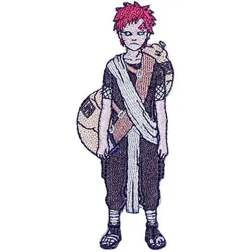 Gambar Gaara dari Naruto dengan penutup mata