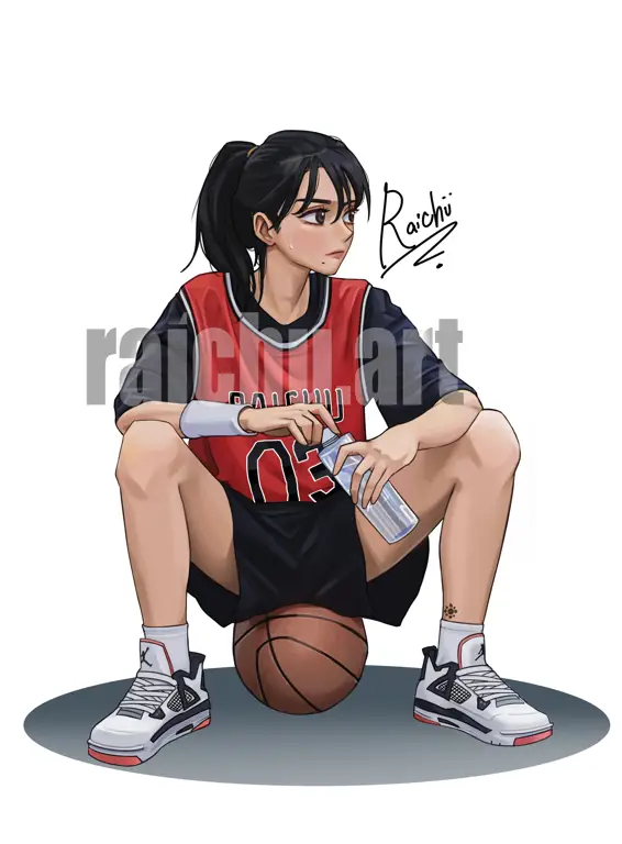 Gambar cewek anime basket yang imut