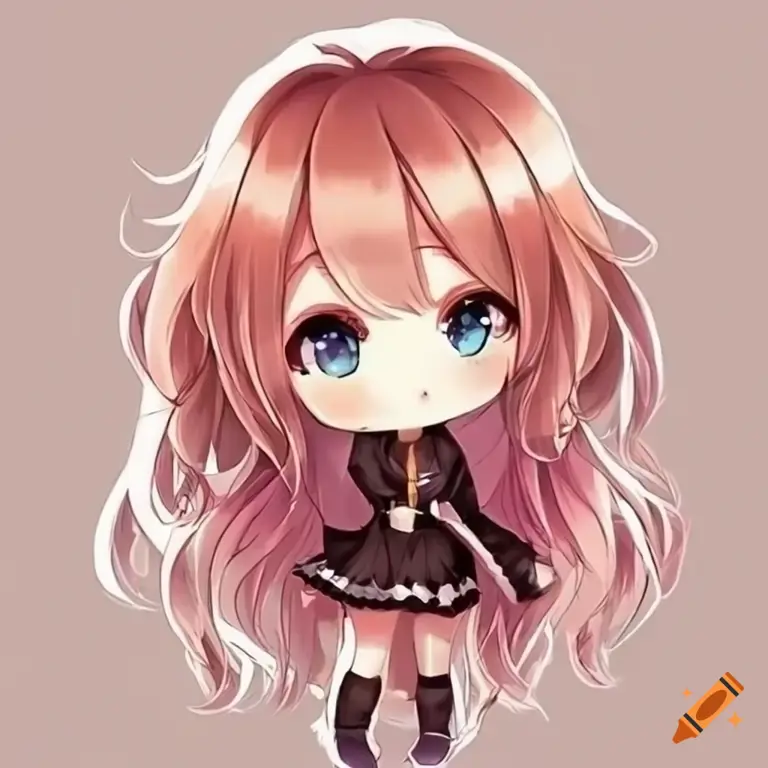 Gambar gadis anime chibi yang lucu