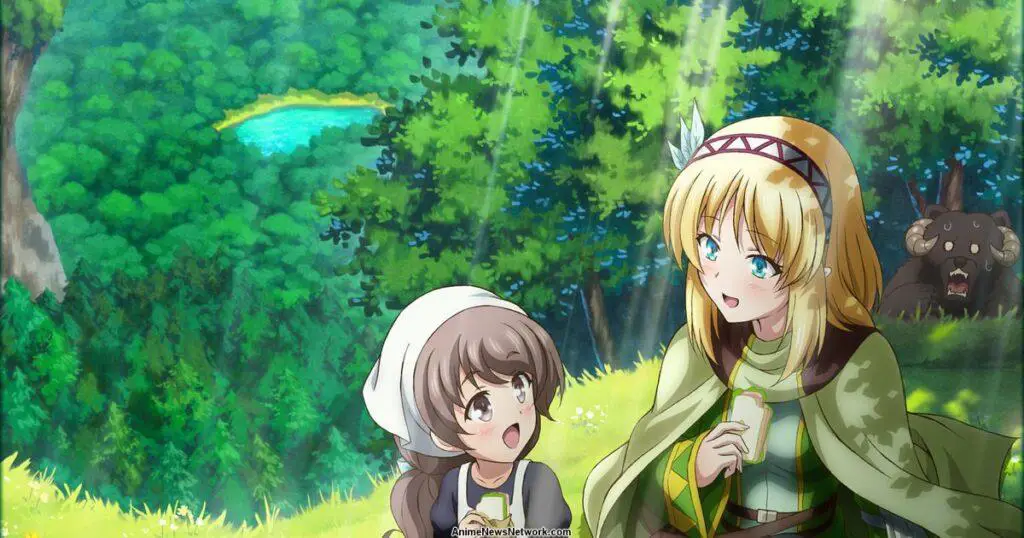 Ilustrasi gadis anime isekai