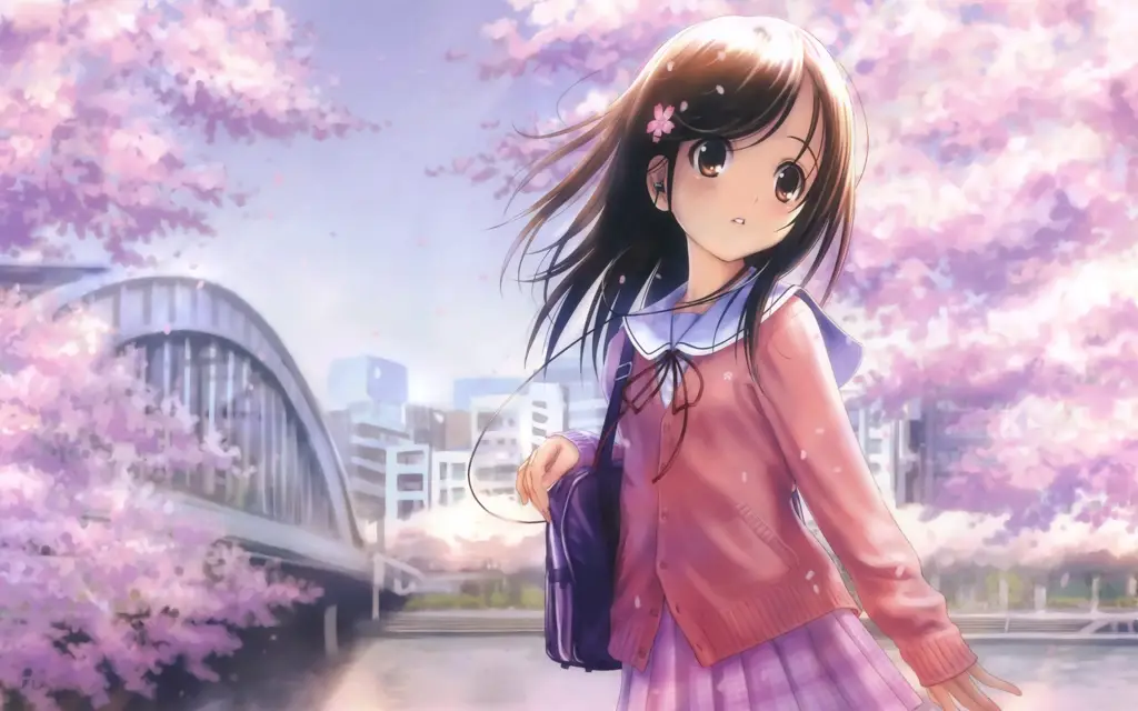 Gadis Anime Imut Gambar foto gadis anime yang imut