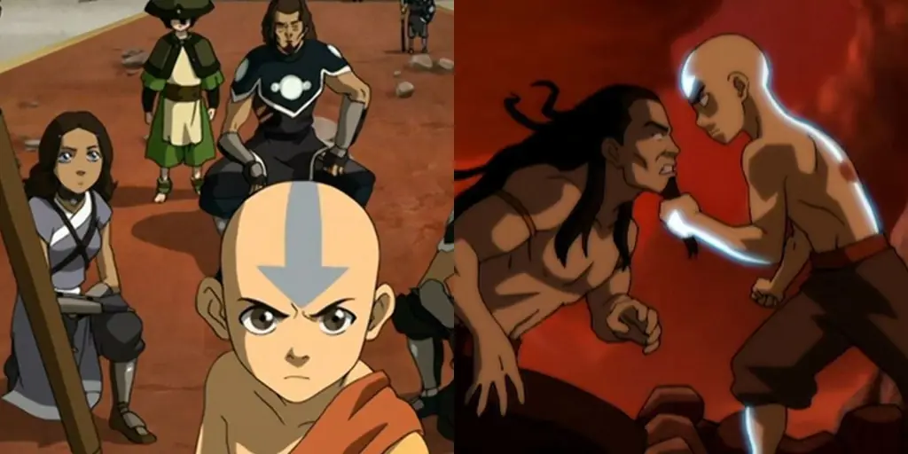 Aang bersama Katara dan Sokka