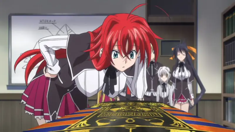 Adegan aksi dalam anime High School DxD