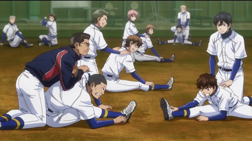 Adegan pertandingan baseball Diamond no Ace