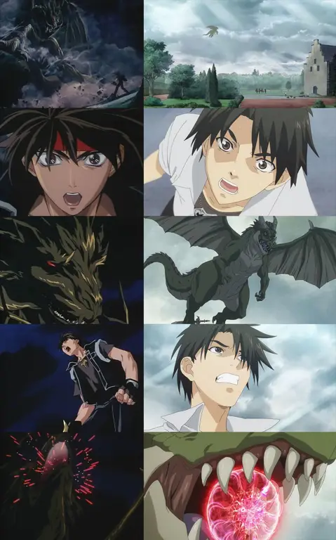 Adegan pertarungan dalam anime Orphen