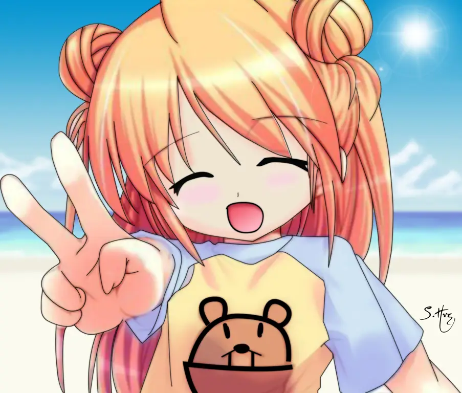 Gambar Anime Lucu dan Menggemaskan Gambar gadis anime yang lucu