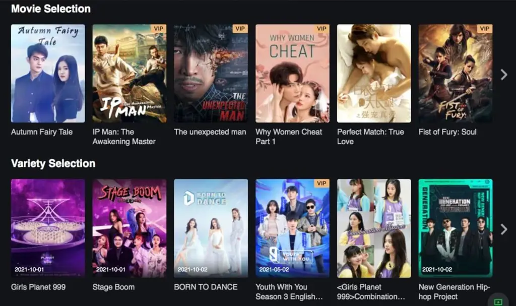 Berbagai platform streaming drama China