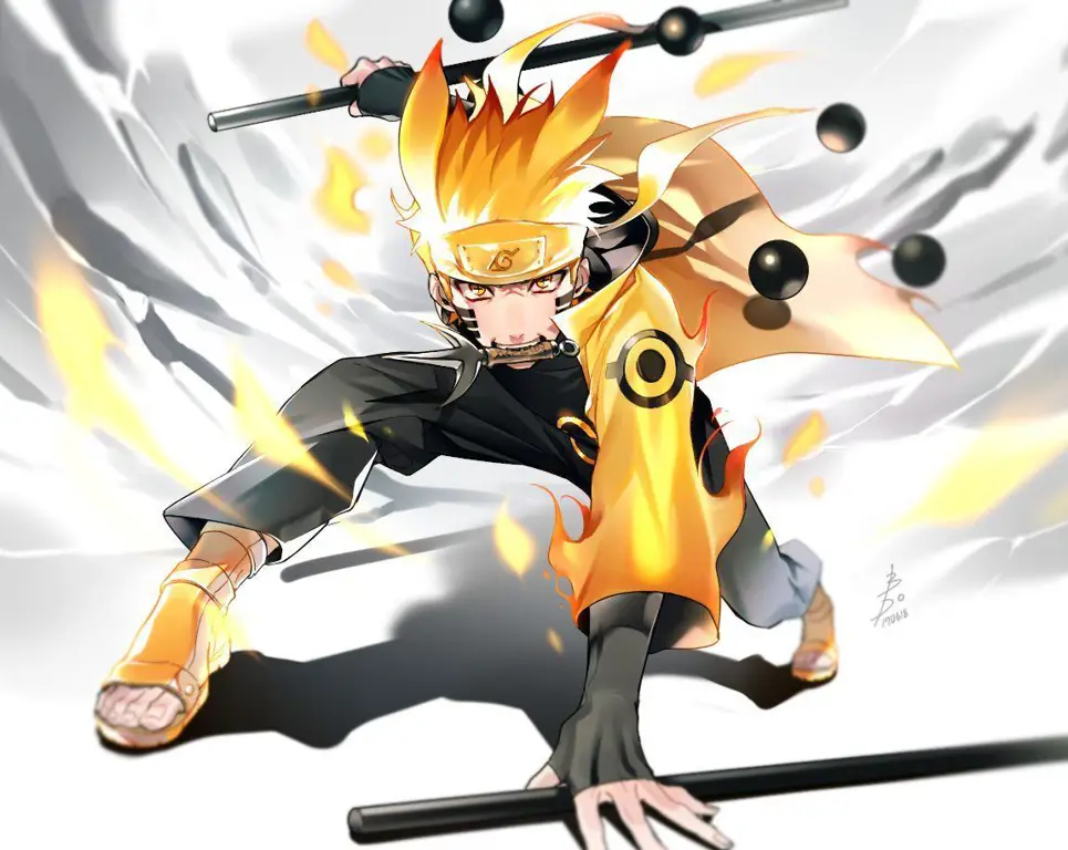 Ilustrasi fan art Naruto