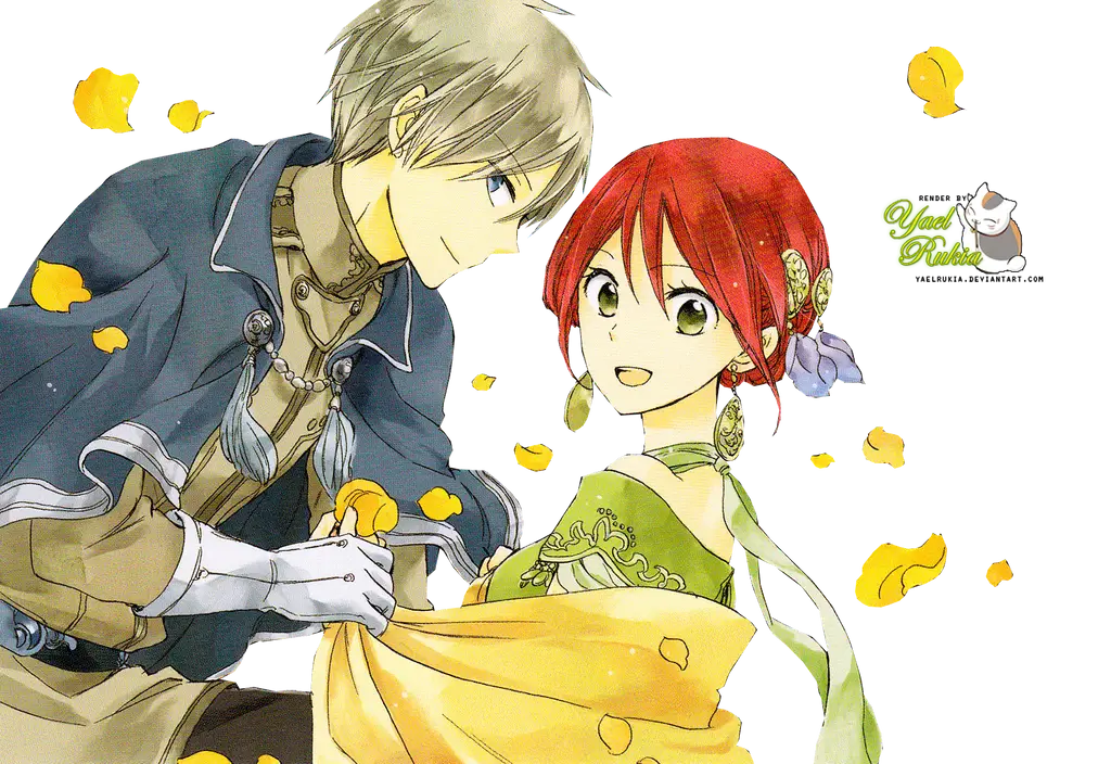 Ilustrasi Shirayuki dan Pangeran Zen