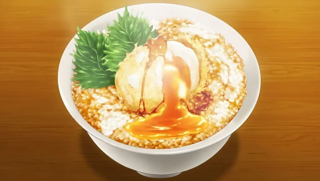 Ilustrasi makanan lezat dari Shokugeki no Soma