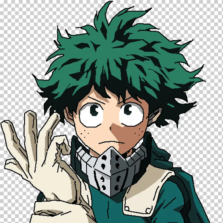 Izuku Midoriya dari My Hero Academia