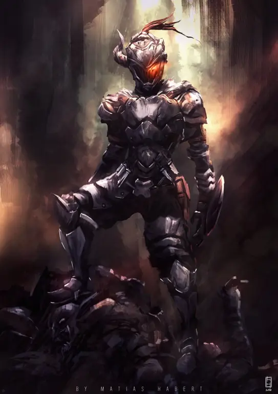 Ilustrasi karakter-karakter Goblin Slayer