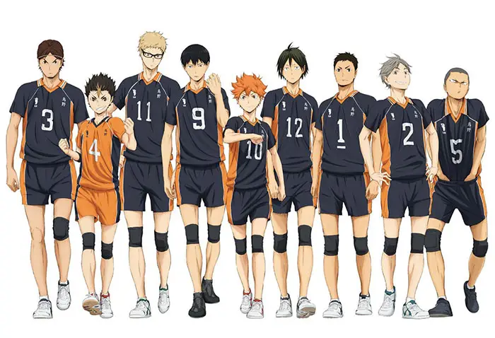 Karakter-karakter utama Haikyuu!!