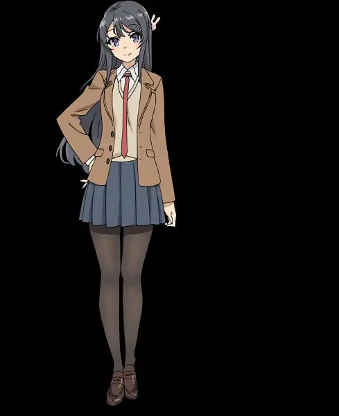 Gambar Mai Sakurajima, salah satu karakter utama Gambar Mai Sakurajima dari Seishun Buta Yarou