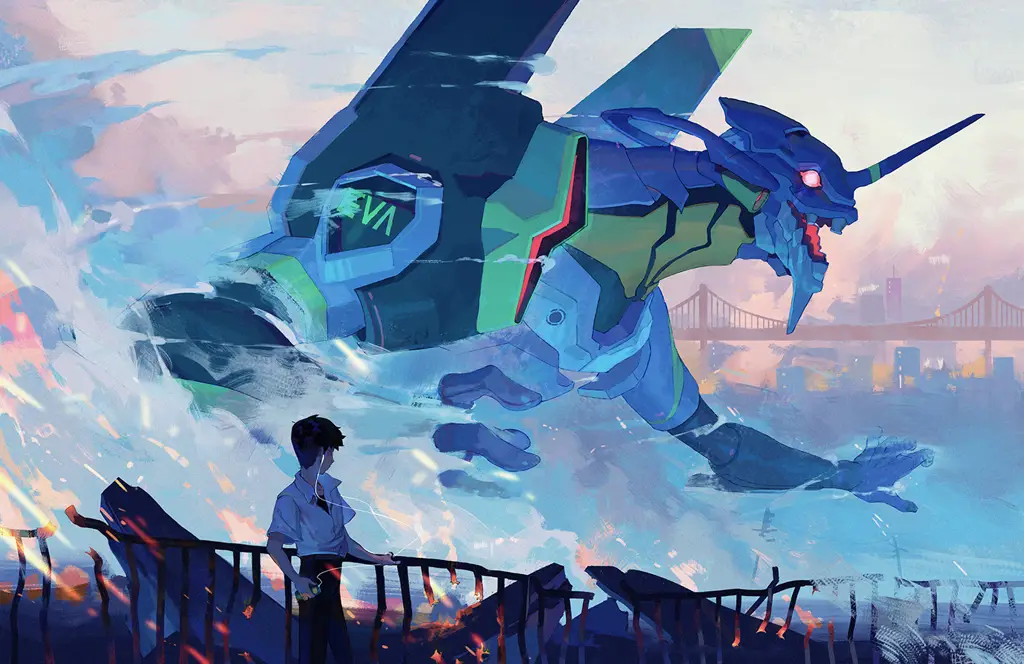 Gambar mecha robot Evangelion