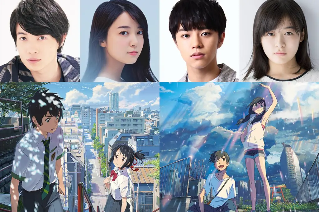 Karakter Mitsuha dan Taki dalam film Your Name