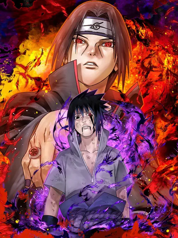 Gambar Naruto dan Sasuke