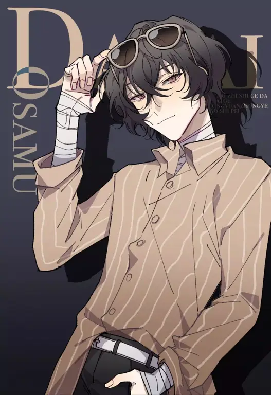 Gambar Osamu Dazai dari Bungou Stray Dogs