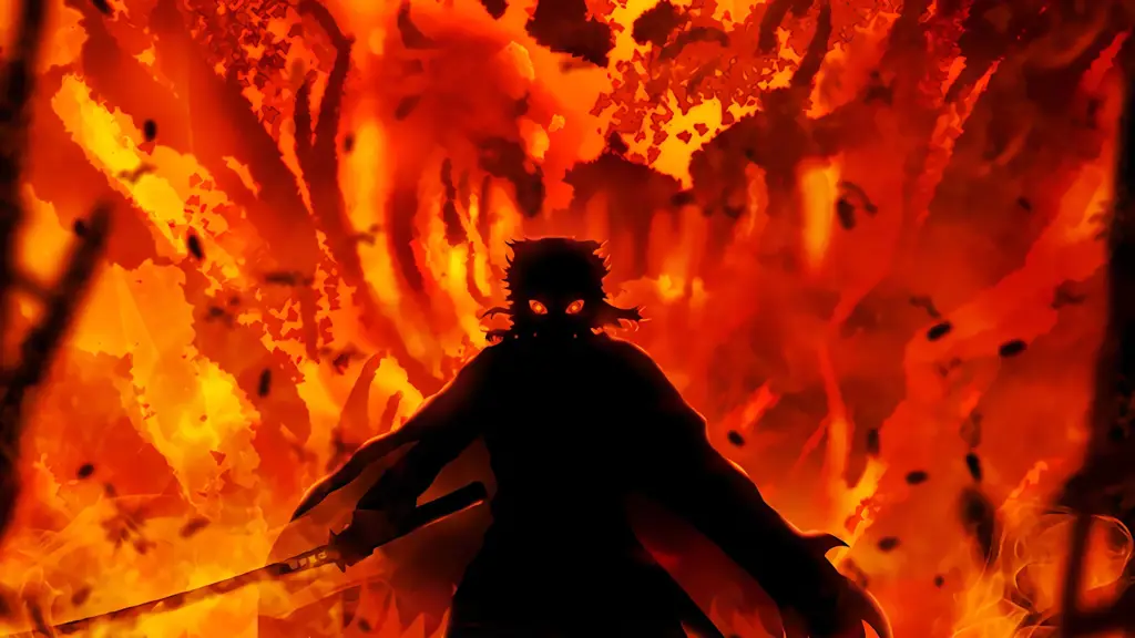 Rengoku Kyojuro dari film Demon Slayer