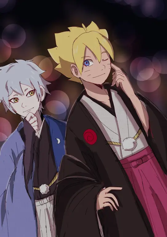 Gambar resmi Mitsuki dari anime Boruto