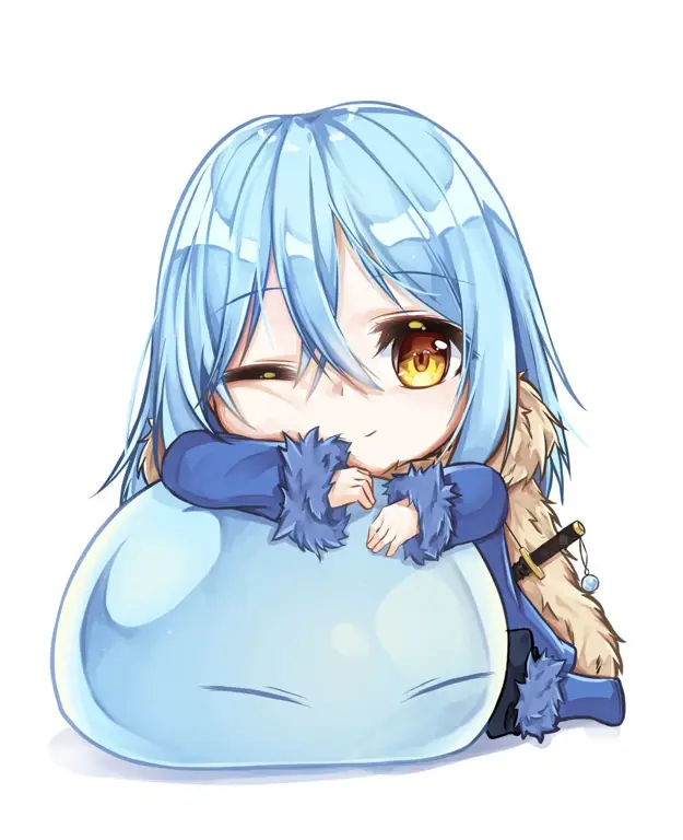 Gambar doujin Rimuru versi chibi