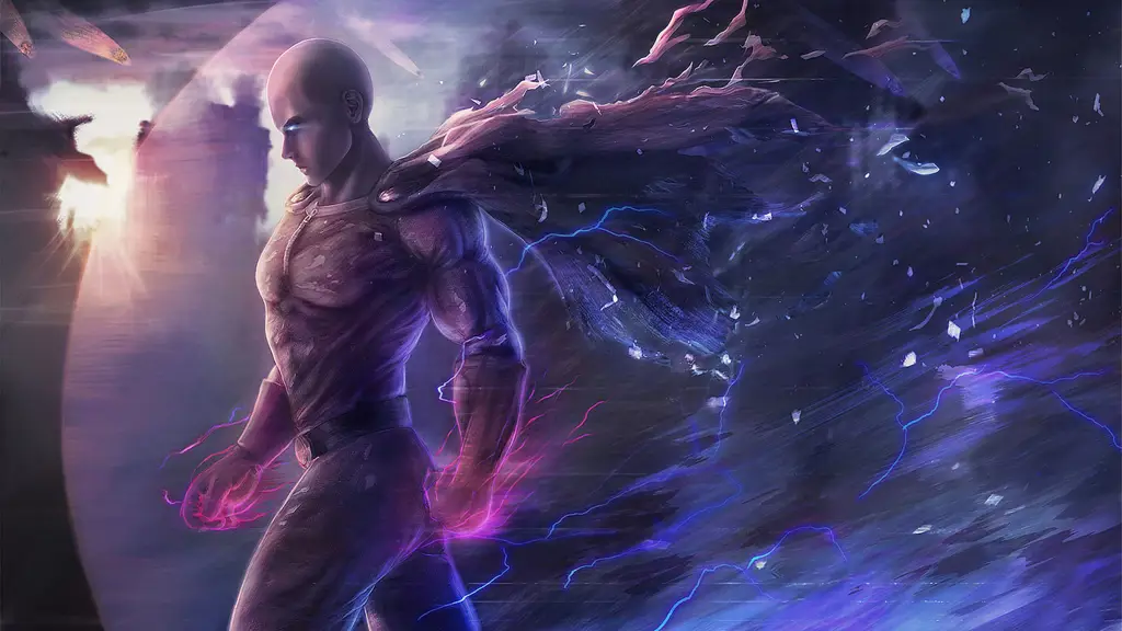 Ilustrasi Saitama dari One Punch Man