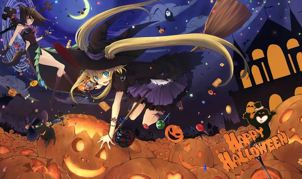 Seni manga halloween