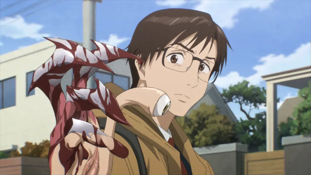 Gambar Shinichi Izumi, tokoh utama dalam Parasyte