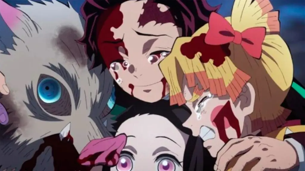 Gambar Tanjiro dan Nezuko yang menunjukkan ikatan persaudaraan mereka Tanjiro dan Nezuko dalam komik Kimetsu no Yaiba